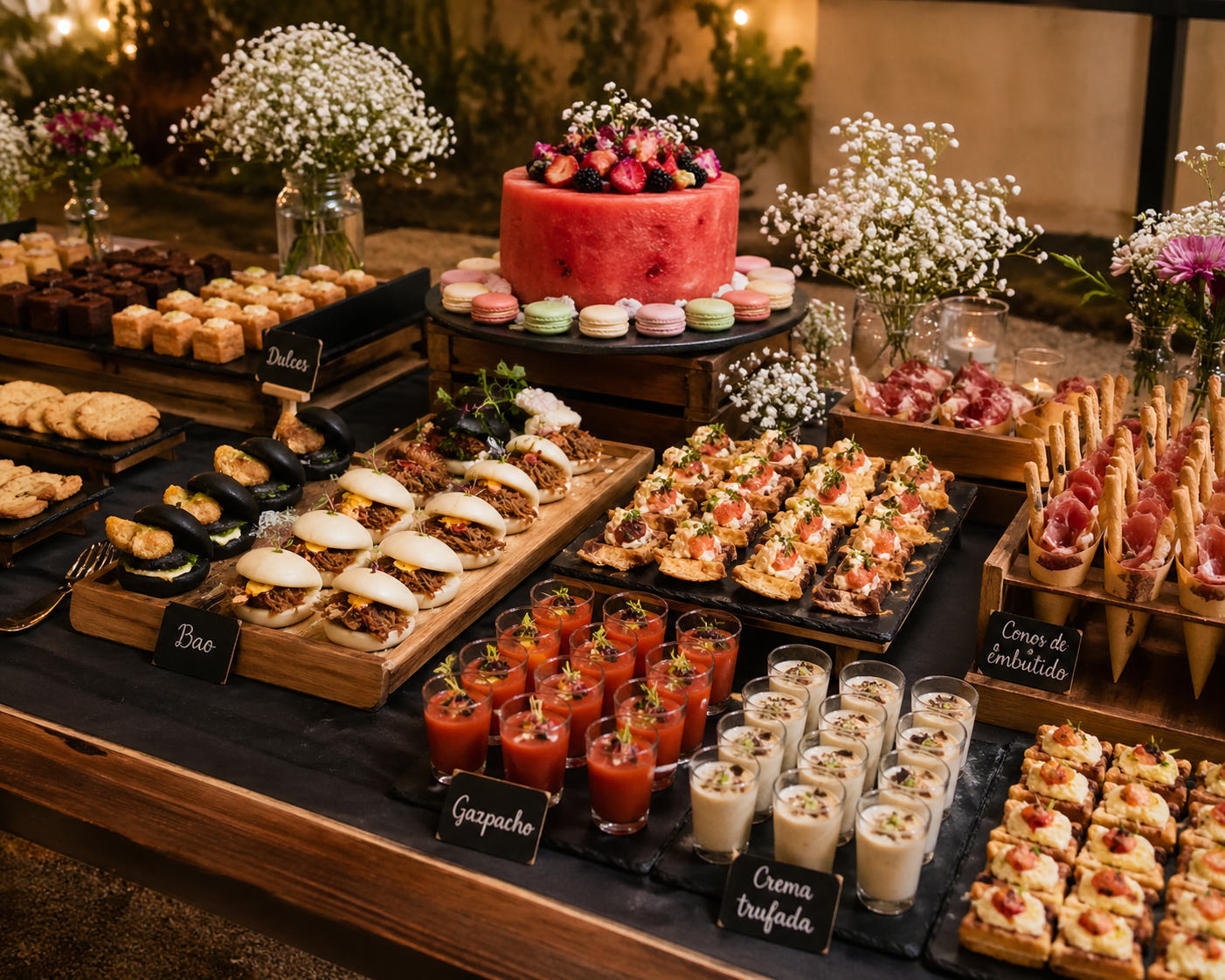 Propuesta de presentación de catering para bodas